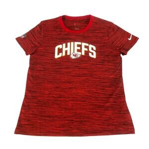 Nike Dri-Fit NFL Kansas City Chiefs Short Sleeve Tee Womens Size M